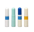 2-in-1 Smelling and Smearing Dual-use Nasal Inhaler Tube Essential Oil Roller Ball Bottle Portable Suction and Sniffing