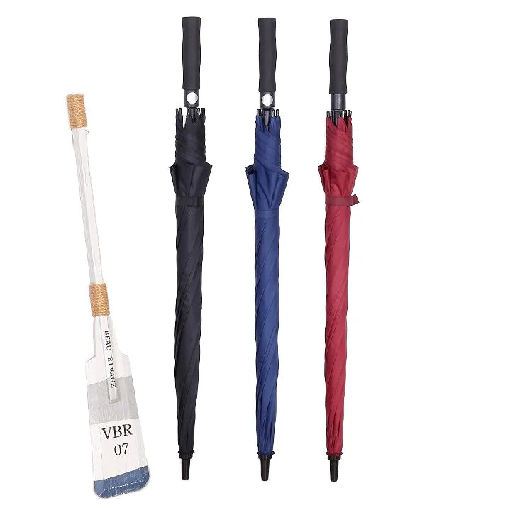 Promotional Golf Umbrella Business Gift Umbrella Double Layer Large Long Handle Advertising Umbrella with Customized Logo 30inch