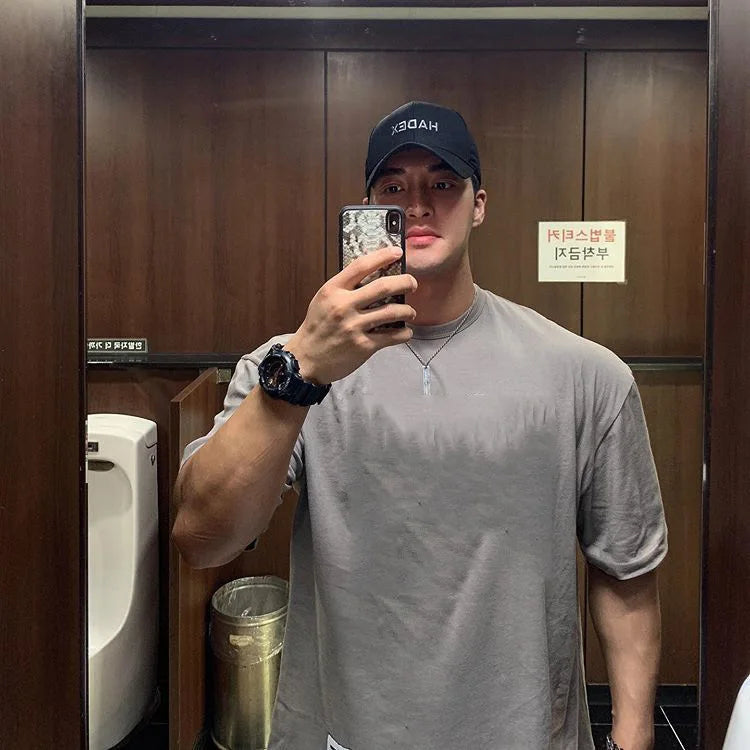 Wholesale Men's Sport Oversized Summer Blank Gym Workout T Shirt for Men