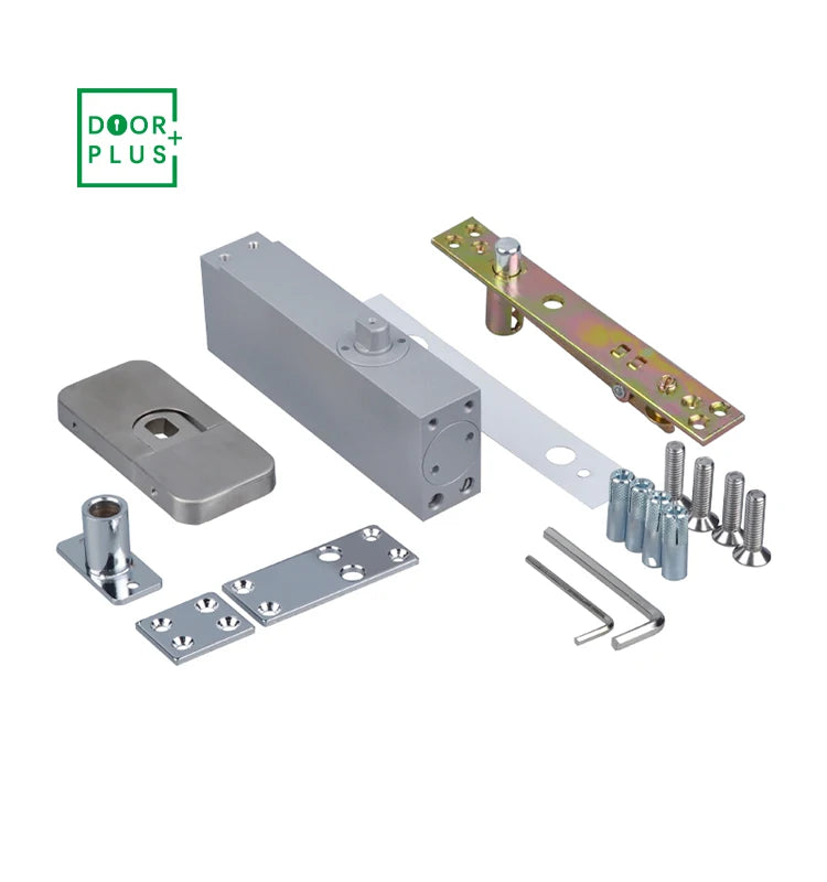Doorplus Wooden Door Concealed Door Closer Hydraulic Aluminium Door Closer Hinge Hidden Floor Spring