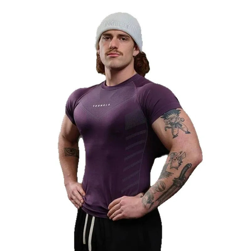 Unisex Regular Fit Breathable 100% Polyester Crew Neck Short Sleeve Customizable Heat-Transfer Printed Winter Sport T-Shirt
