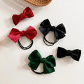 Elegant New Handmade Fancy Double Bowknot Hair Rope Sweet High Elastic pony Tail for Long Hair