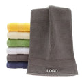 Wholesale 100% Cotton Hotel Spa Bath Face Towel Set Custom Embroidered Logo Light Weight Cooling Disposable Hand Towel