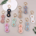 New Creative Bag Pendant Accessories Spacer Beads Silicone Beads DIY Cartoon Flower Keychain