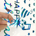 Happy Birthday Spanish Balloon Stickers love Creative DIY Decoration Bobo  Balloon Ball Stickers
