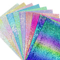 0.75mm Fish Scale Rainbow Faux Leather Roll Colorful Embossed Leather for Furniture