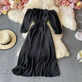 10% OFF Free Size One Word Neck Strapless Tube Top Chiffon Dress Bali Seaside Resort Style Beach Skirt Swing Dress