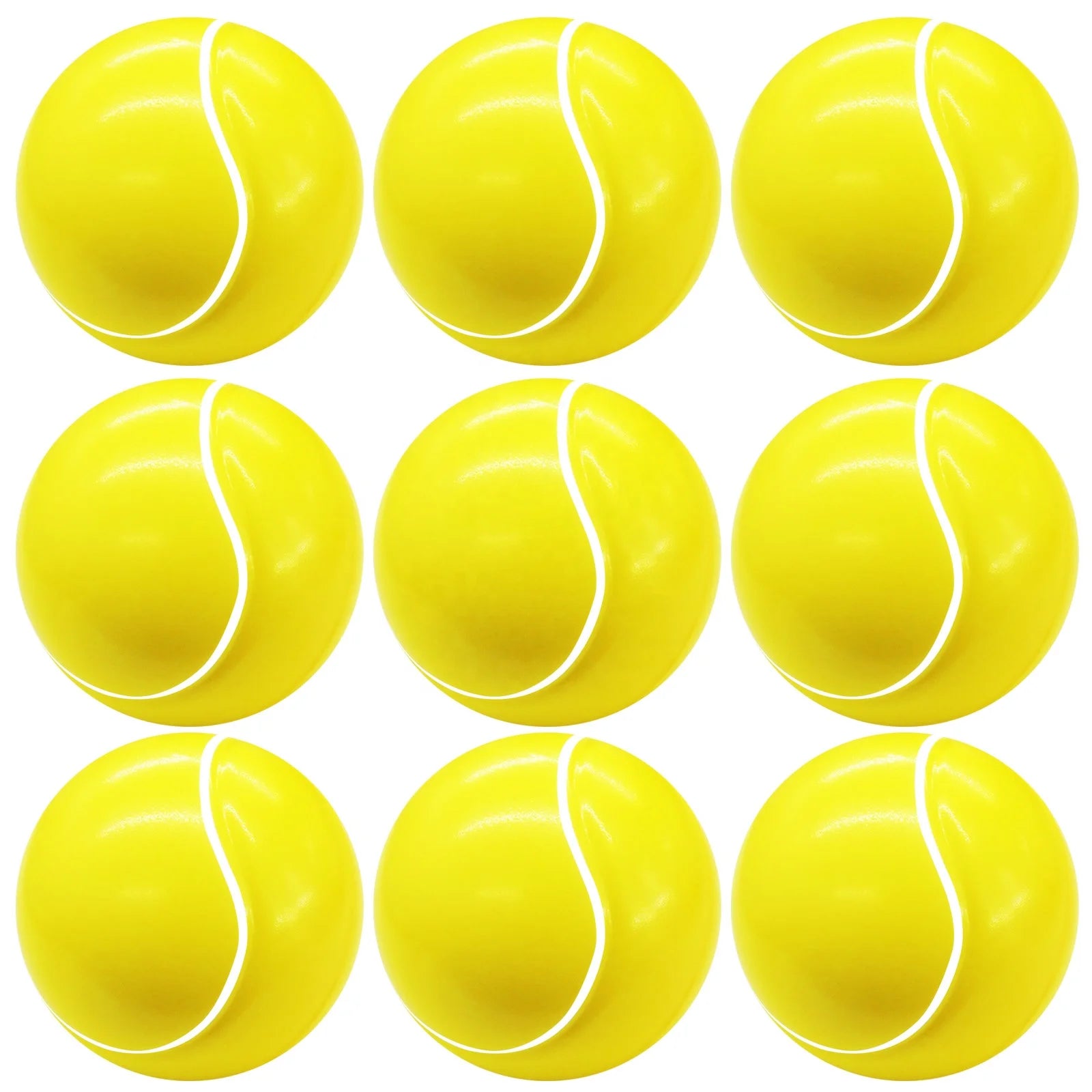 Hot Sale Cheap Custom High Bounce Pu Foam Practice Tennis Balls Kids Toys Soft Elastic Squeeze Stress Relief Soft Balls