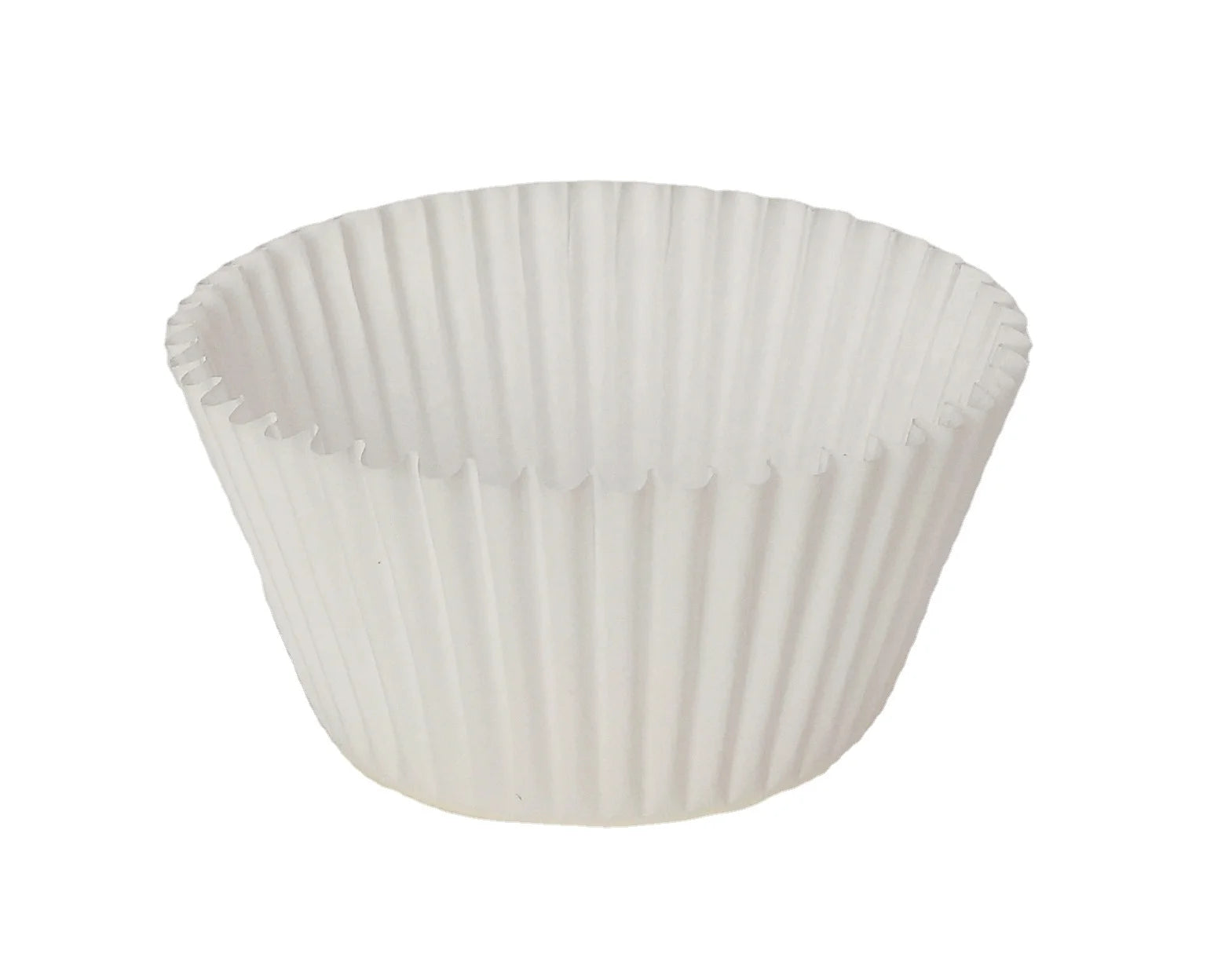 Wholesale Round Shaped Paper Baking Liners White Color Cupcake Liners for Cake Baking