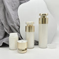 Cosmetic White 15ml 30ml 50ml Airless Rotary Pump Skin Care Cream Lotion Cream Bottles