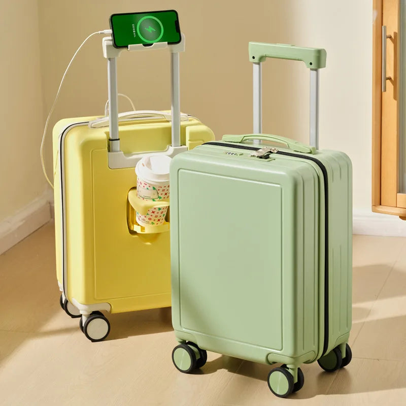 RTS Bulk Large Capacity Modern Style Men's Trolley Suitcase Set ABS PC Spinner Caster Cabin Luggage for Airplane Travel