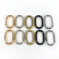 Meetee BF365 Bag Accessories 32mm Oval Alloy Ring Adjustable Strap Buckles