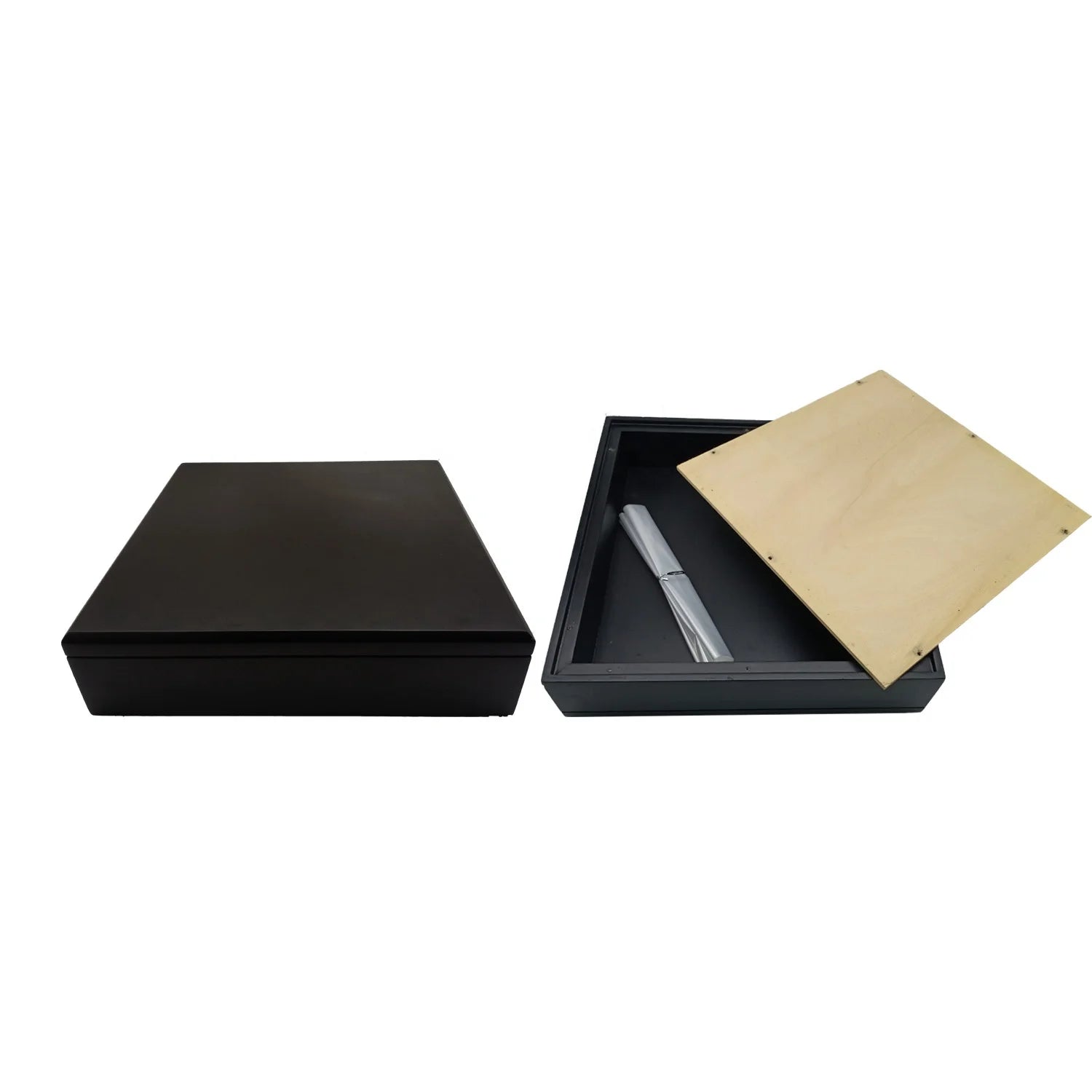 Factory Wholesale Custom Black Funeral Cremation Supplies Wooden Keepsake Animal Cremation Urn