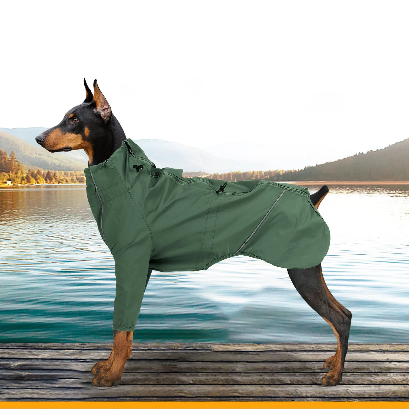 Wholesale Stocked Classic Windproof Luxury Small Medium Large Dog Jackets Winter Pet Clothes