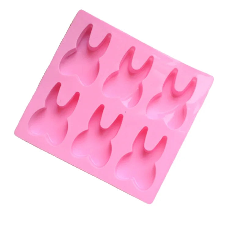 6 Holes BPA Free Food Grade Silicone Tooth Mold Cake Mold Teeth Mould for Cake Baking Decorating MegaBDM