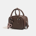 Women's Small Handheld Bowling Ball Bag Luxury Single Shoulder Crossbody Zipper High-End Versatile Handbags for Women Luxury