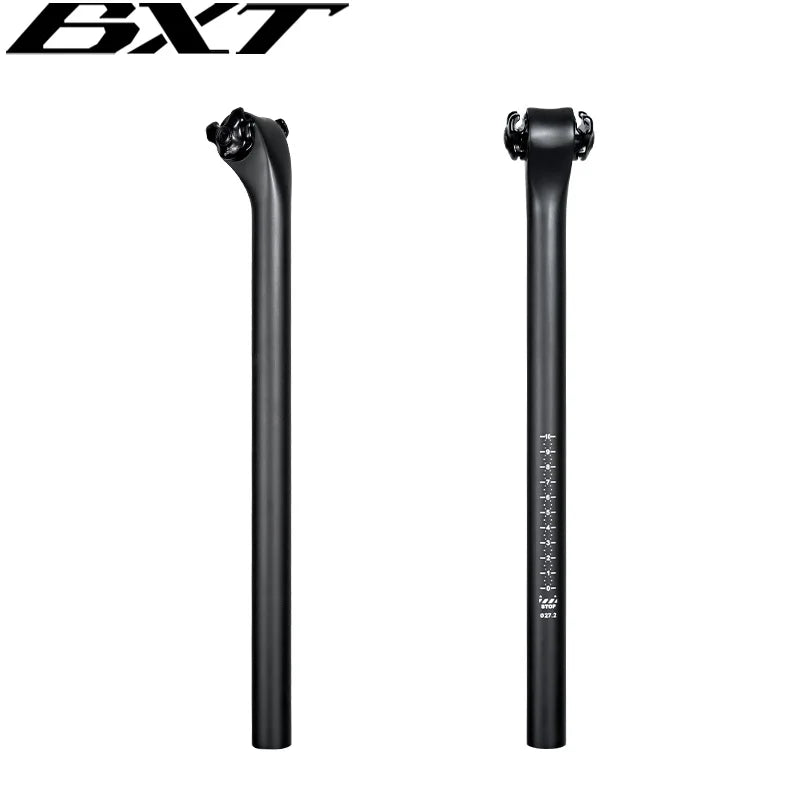 BXT SP-012 27.2mm Carbon Fiber MTB Road Bike Seat Post 400mm Mountain Bicycle Parts Carbon Seatpost