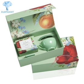 Custom Color Luxury Hard Cardboard Flip Top Magnetic Gift Packaging Boxes for Mugs