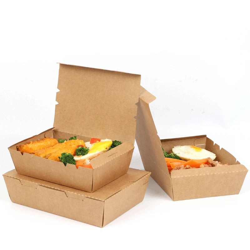 Fast Food Paper Meal Boxkraft Paper Lunch Box