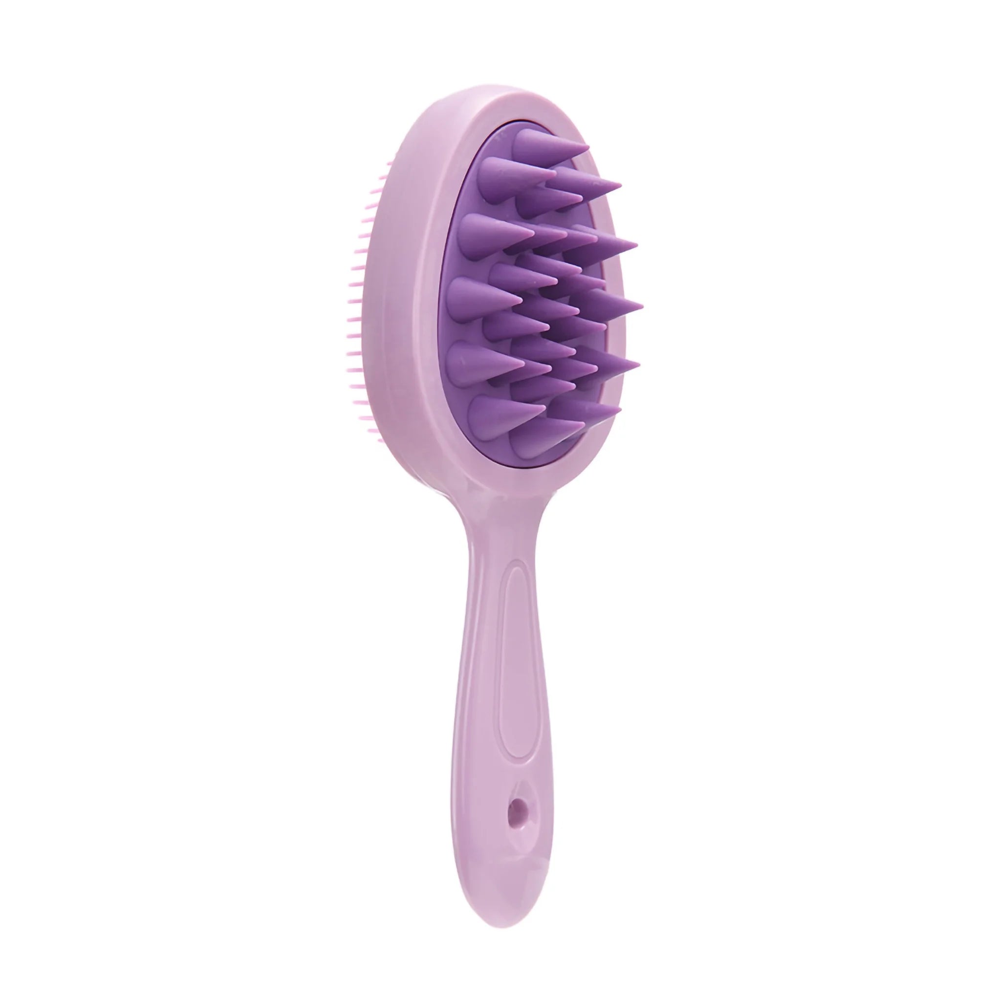 Double Side Bristle Hair Detangling Scalp Massager Scrubber Shampoo Brush Head Massager Scalp for Hair Growth