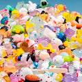 Random 100pcs Bulk Item Wholesale Lots Kid Cartoon Animals Small Toy Figurines Miniature Bath Bomb Micro Landscape Sculpture Art