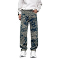 Fashion Men Patches Custom Embroidery Carpenter Pants Vintage Jeans Made of Jacquard Fabric Straight Jeans Men Designer Jeans