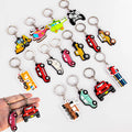 Promotional 2d Pvc Rubber Silicone Custom Cartoon Key Chains Rings Car logo Ring Charms Anime Keychain Making Accessories Cute