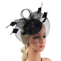 Wholesale Rich Colors Classic Women Floral Gauze Party Wedding Church Hair Band Headwear Fascinator for Ladies
