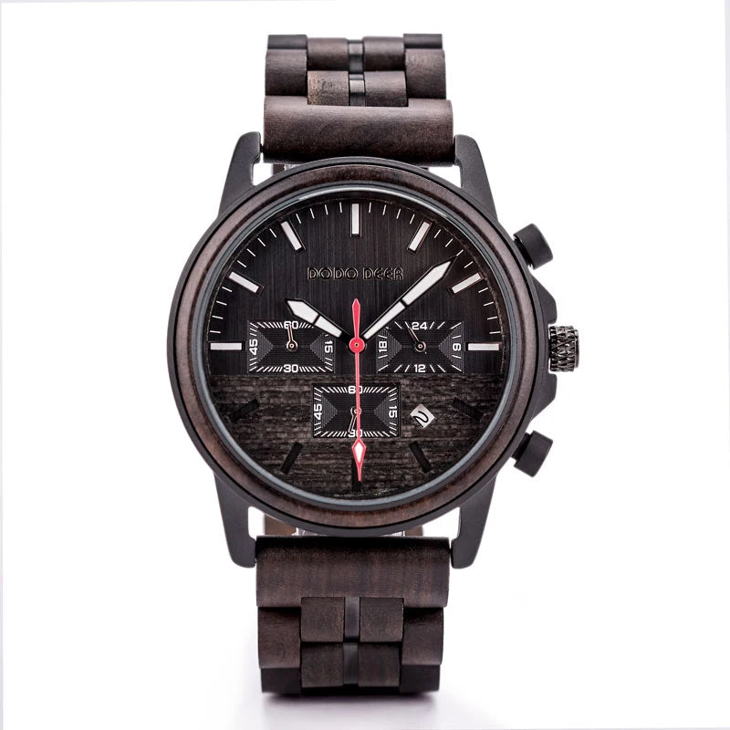 Men's Fashion Sport Watches Custom Engraved Durable Scratch-Resistant Glass Stainless Steel Band Reliable Supplier