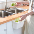 Kitchen Cabinet Door Hanging Trash Can Convenient Kitchen Waste Garbage Container Simple Plastic Fruits and Vegetables Storage