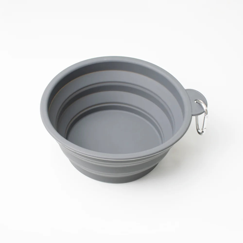 350ML Portable Silicone Pet Dogs Water Bowls for Traveling Collapsible Camping Walking Outdoor Feeding Pet Folding Dish Bowl