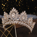 Wedding Dress Accessories Tiara Alloy Rhinestone Crown Headdress Bridal Crystal Crown