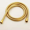 New Luxury Popular Customized Gold Chrome Finish Flexible Stainless Steel Shower Hose 1.5M for Bathroom
