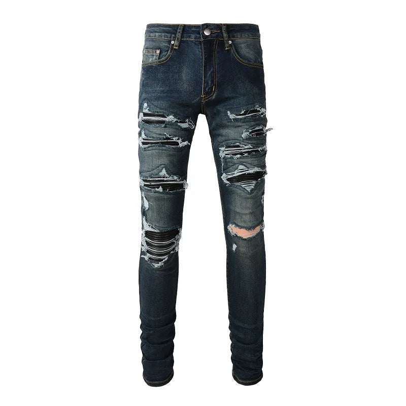 Straight Casual Ripped High Quality Oversize Custom Hot Sale Quality Designer Jeans