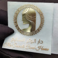 Custom Electroforming 3D  Label Sticker Metal Nickel Sticker Label Logo With Transfer Sticker