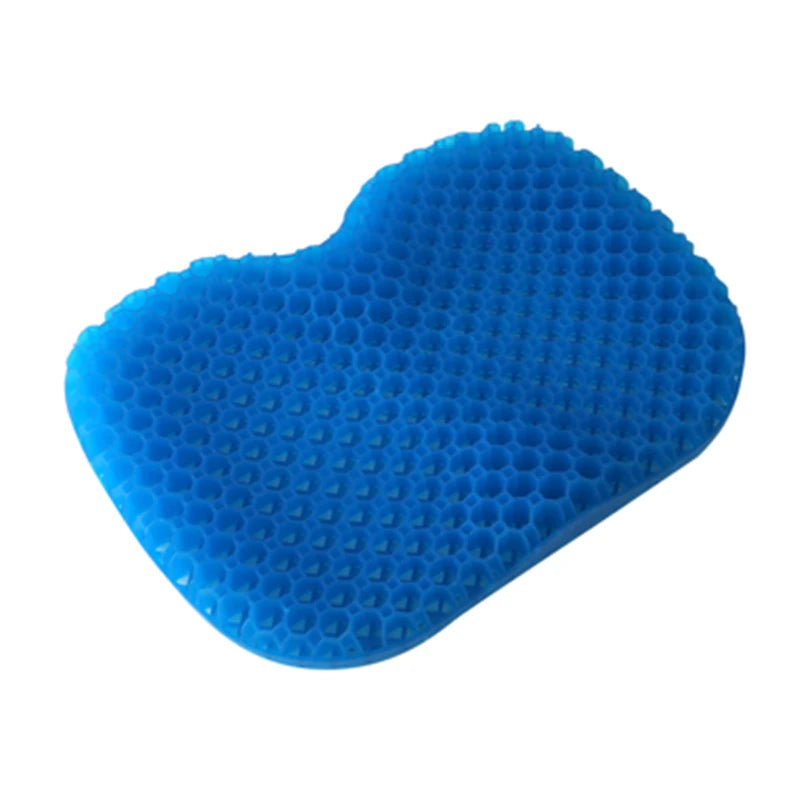 TPE Honeycomb Egg Double Thick Comfortable Breathable Cooling Car Gel Cushion Gel Seat Cushion for Office & Car & Wheelchairc