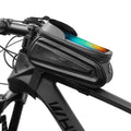 2024 Mobile Front Tube Frame Bag Waterproof Bicycle Bag with Phone Holder for Camping & Hiking