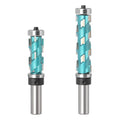 Woodworking Double Bearing Shear Flush Trim Standard Spiral Bit with up Cut Solid Carbide Router Bit