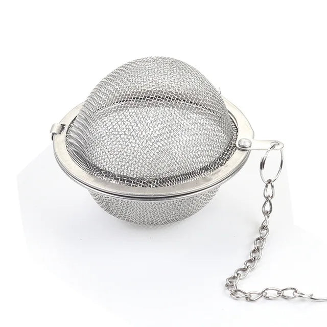 4.5/5.5/7cm Mesh Ball Shape Loose Leaf Tea Strainer Filter Stainless Steel Tea Infuser