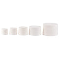 Wholesale Empty White PP Cosmetic Skin Care Cream Plastic Jars Screw Top ISO Certified Custom Logo 3g/5g/10g/30g/80g Capacities
