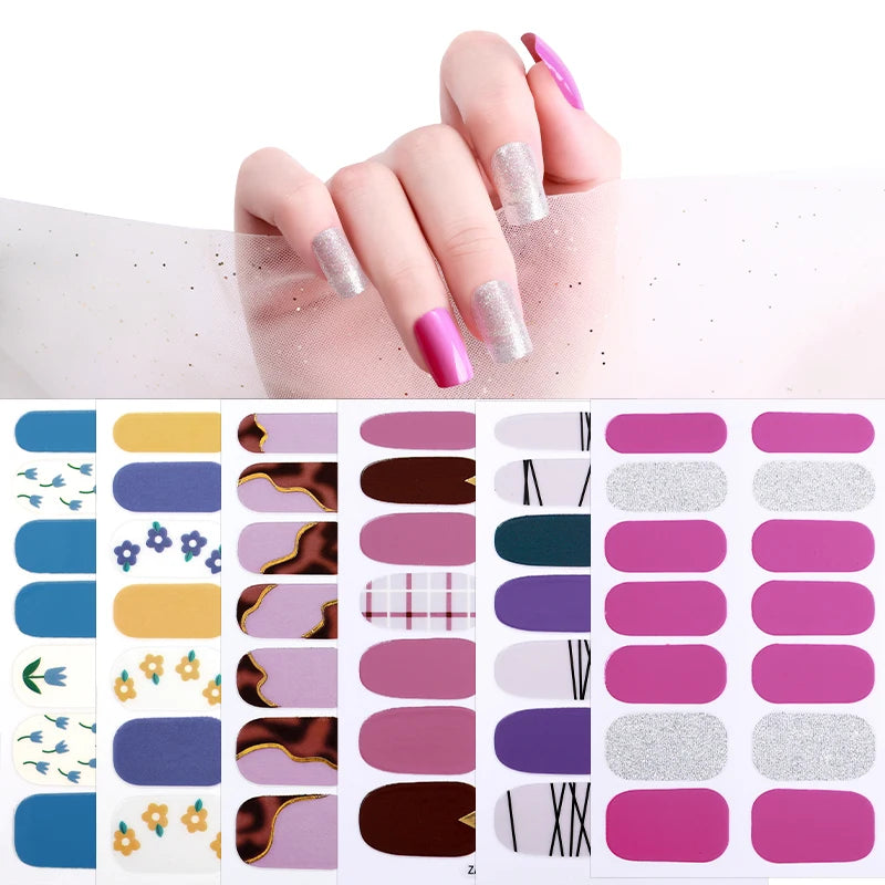 Beautysticker 2D Nail Art Wraps Fashionable Logo Nail Decoration Wholesale Price