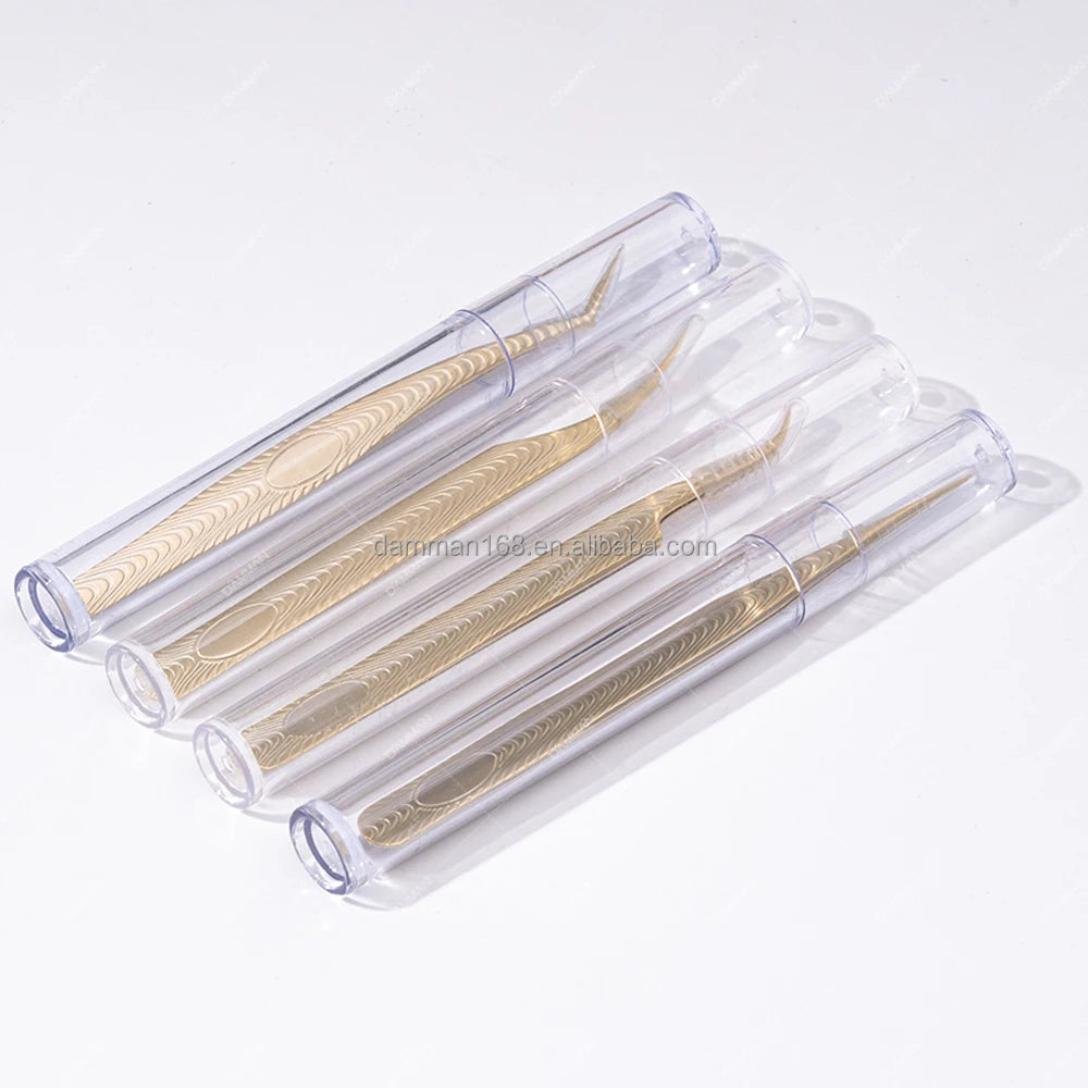 Professional Eyelash Extension Tweezers Strong Hold Stainless Steel Lash Tweezers for Pointed Tip Salon Use Lashes Tool