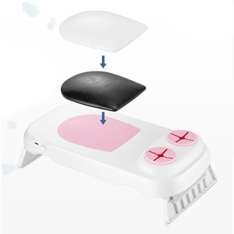 GRS 100% Recycled 48W Dual UV LED Professional Nail Lamp with CE Certification Portable Nail Dryer for Gel Nails