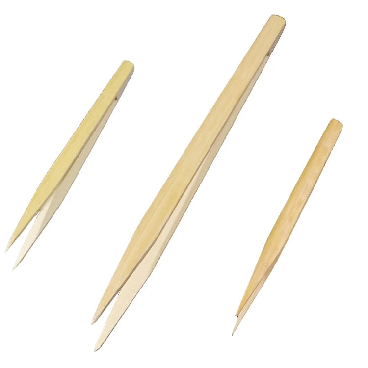 Gold Silver Copper Leaf Gilding Tool Bamboo Clamp For Art Craft Bamboo Tongs Natural Bamboo Tweezers