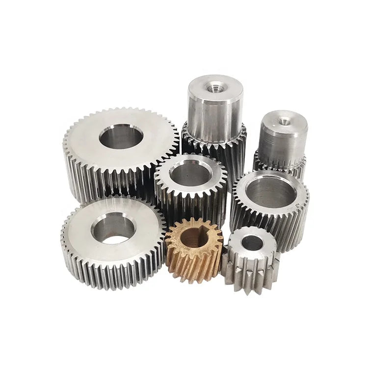 Precision Custom Machining Carbon Steel Stainless Steel Brass Pinion Worm Gears Helical Gears Spur Gears