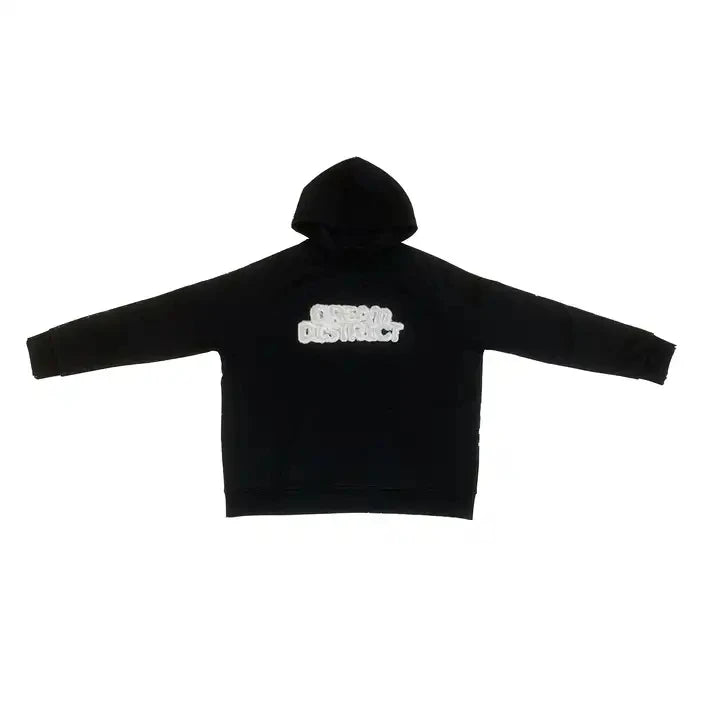 Custom Silk Screen Printed Logo Men Oversized Hoodie Autumn Streetwear Hooded