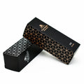 Paper Card Box Cosmetics Product Packaging Gold-plating or Silver Luxury Customized Plating Logo Black Recyclable Boxes