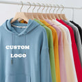 Custom Print Logo Label Jumper 320gsm Terry Heavy Cotton Thick Winter Hoodies&Sweatshirts Unisex Oversized Men's Hoodies
