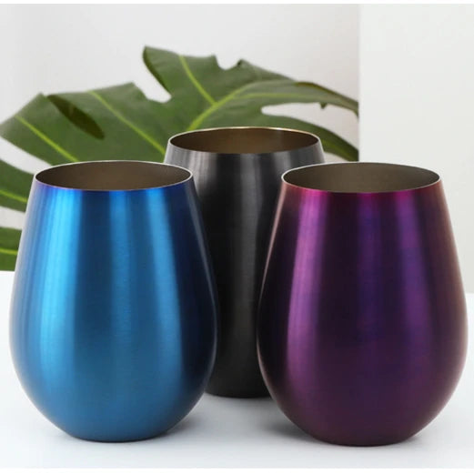 Metal Tumbler for Drink Colorful Belly Cup for Weeding Stainless Steel Beer Mug for Party