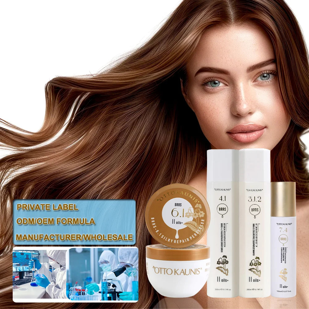 Custom Private Label Sulfate Free Protein Coconut Oil Hair Shampoo Silk Amino Acids Castor Color Protect Hair Shampoo Wholesale